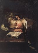 Jean Baptiste Greuze la petit paresseux oil painting picture wholesale